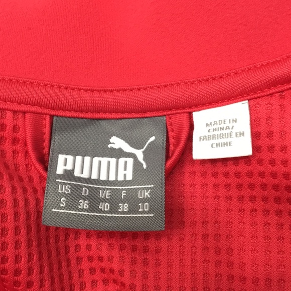 Puma Salmon Red Jacket Size Small - Picture 14 of 14